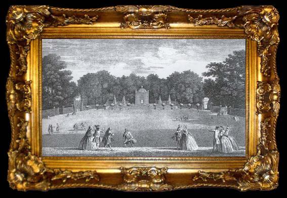 framed  unknow artist A perspective View of the Bowling Green, ta009-2